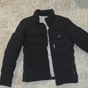 Men's Nautica Black        Water-Resistant Jacket- PERFECT CONDITION